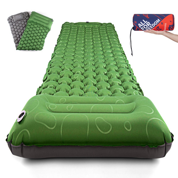 AKSOUL Camping Cot Sleeping Pad Cot Mattress Wayfair